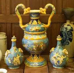 Две бутыли и ваза. Антуан и Габриэль Монтаньоны. После 1900