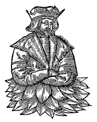 Лешко II (изображение из хроники 1578 года)