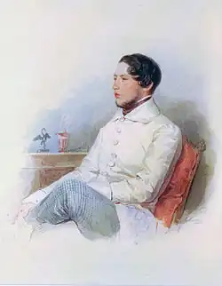 Портрет работы П.Ф. Соколова 1830-е годы.