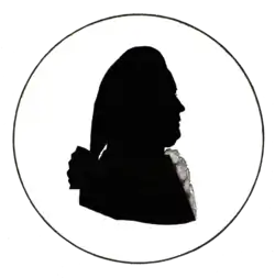 Силуэт работы Ф. Антинга (1784)