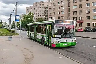 ЛиАЗ-5292.20  ООО «Шпунт-Северо-Запад» на улице Стойкости, социальный маршрут № 88, 2015 год