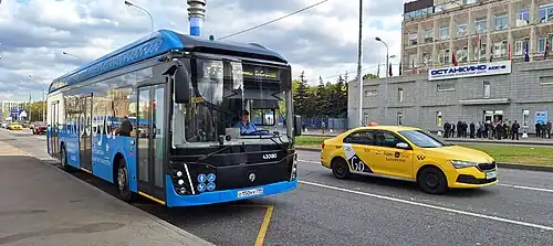 ЛиАЗ-6274  в Останкино, маршрут № т73