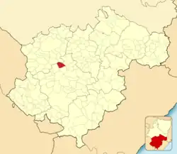 Расположение муниципалитета на карте провинции