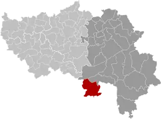 Расположение муниципалитета на карте провинции