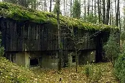 Амбразура ДОТа УРа