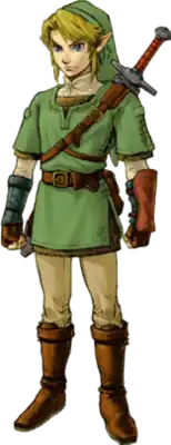 Линк. Официальный арт к игре The Legend of Zelda: Twilight Princess