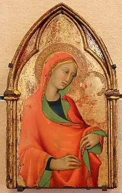 Липпо и Федерико Мемми. Святая Мария Магдалина. Между 1344 и 1347. Дерево, темпера, золочение. Пти-Пале, Авиньон