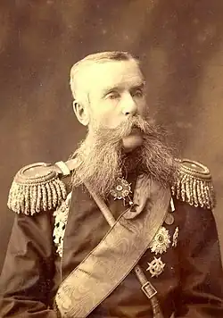 Генерал-майор К.А. Лишин, 1889 г.