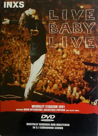 Обложка альбома INXS «Live Baby Live» (2003)