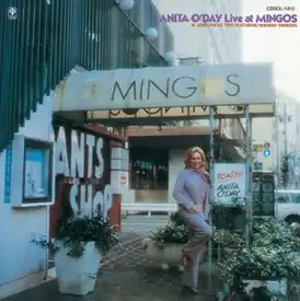 Обложка альбома Аниты О’Дэй «Live at Mingo’s» (1979)