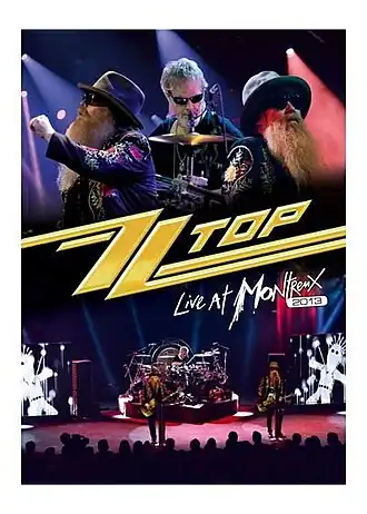 Обложка альбома ZZ Top «Live at Montreux 2013» (2014)