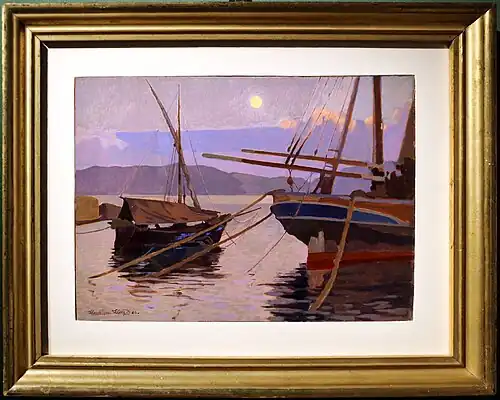 Рыбацкие лодки на острове Эльба, 1926