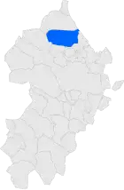 Расположение муниципалитета на карте провинции