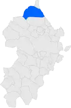 Расположение муниципалитета на карте провинции