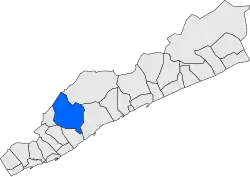 Расположение муниципалитета на карте провинции