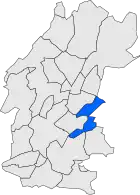 Расположение муниципалитета на карте провинции