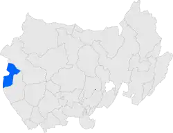 Расположение муниципалитета на карте провинции