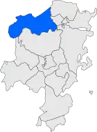 Расположение муниципалитета на карте провинции