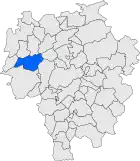 Расположение муниципалитета на карте провинции