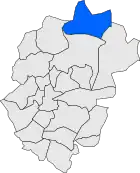 Расположение муниципалитета на карте провинции
