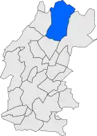 Расположение муниципалитета на карте провинции