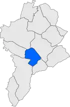 Расположение муниципалитета на карте провинции