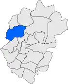 Расположение муниципалитета на карте провинции