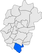 Расположение муниципалитета на карте провинции