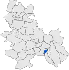 Расположение муниципалитета на карте провинции