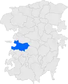 Расположение муниципалитета на карте провинции