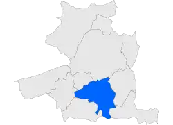 Расположение муниципалитета на карте провинции
