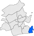 Расположение муниципалитета на карте провинции
