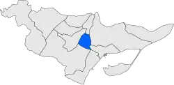 Расположение муниципалитета на карте провинции