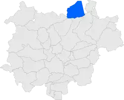 Расположение муниципалитета на карте провинции