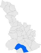 Расположение муниципалитета на карте провинции