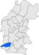 Расположение муниципалитета на карте провинции