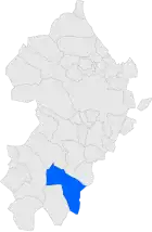 Расположение муниципалитета на карте провинции