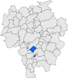 Расположение муниципалитета на карте провинции