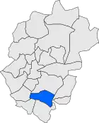 Расположение муниципалитета на карте провинции