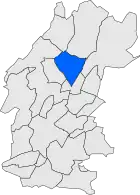 Расположение муниципалитета на карте провинции