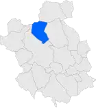 Расположение муниципалитета на карте провинции