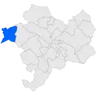 Расположение муниципалитета на карте провинции