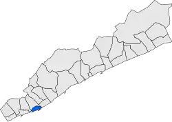 Расположение муниципалитета на карте провинции
