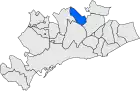 Расположение муниципалитета на карте провинции