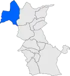 Расположение муниципалитета на карте провинции