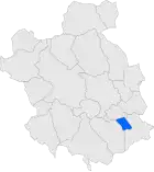 Расположение муниципалитета на карте провинции