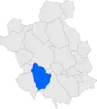 Расположение муниципалитета на карте провинции