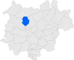 Расположение муниципалитета на карте провинции