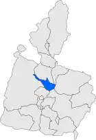 Расположение муниципалитета на карте провинции