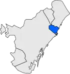 Расположение муниципалитета на карте провинции